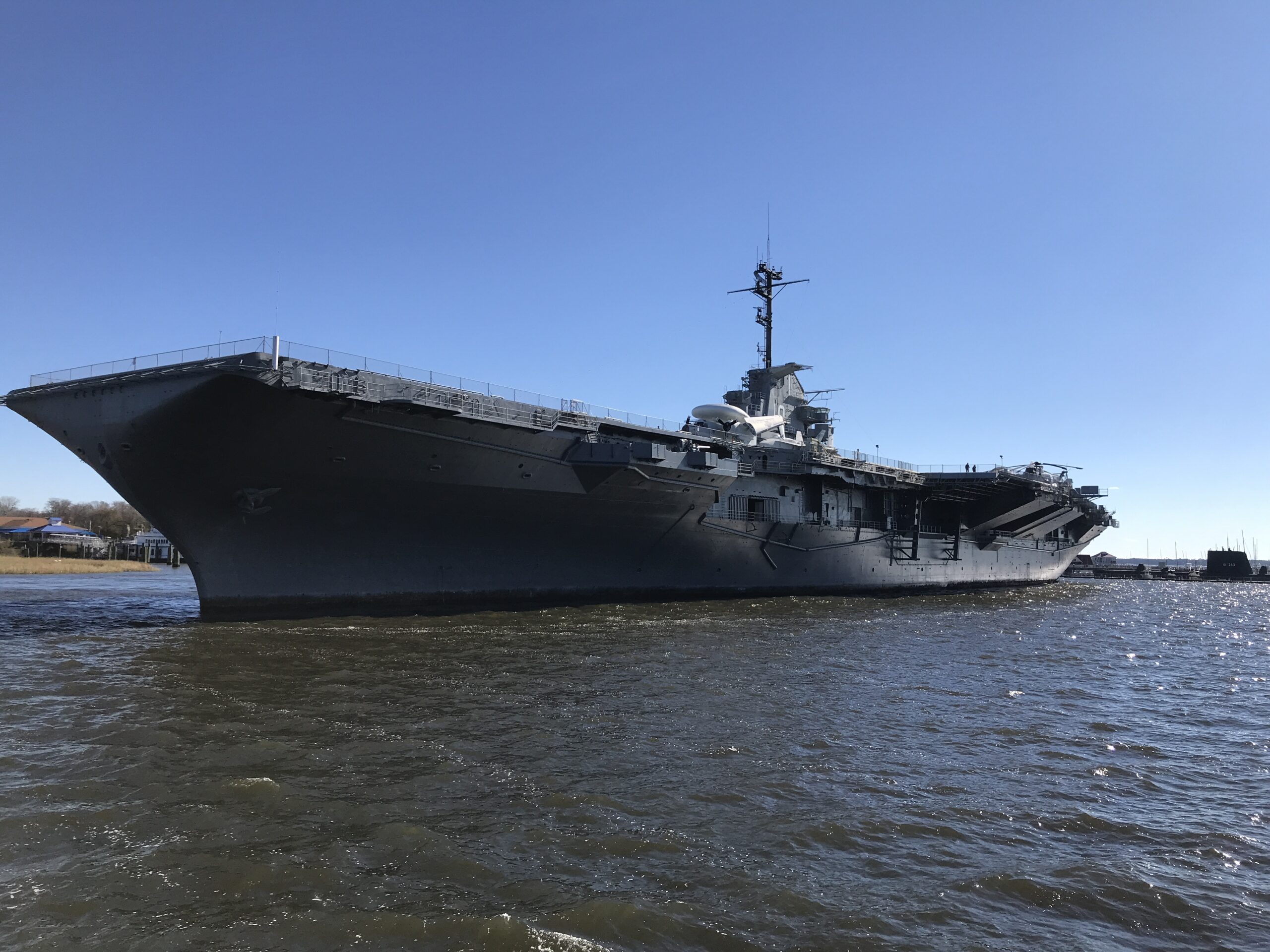 Charleston SC – Aircraft Carrier Yorktown and Fort Sumter