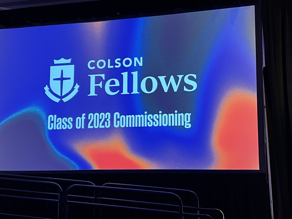 Colson Fellowship National Conference Commissioning